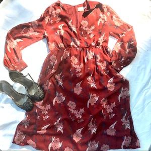 Anthropologie Eri + Ali Riverwind Peasant Dress